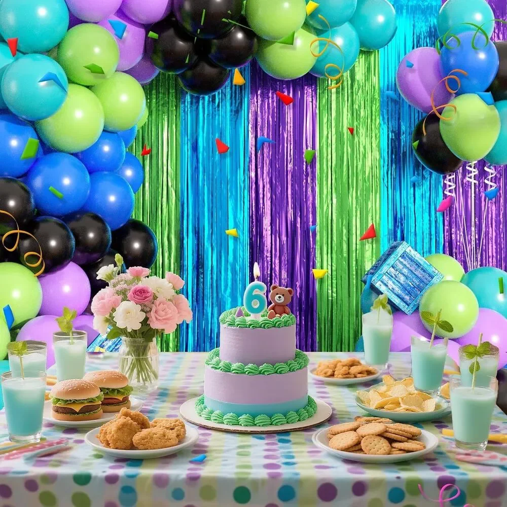 Video Gaming Balloon Garland Birthday Decor Kids Party Balloon Arch Kit NEW